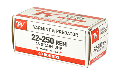 WIN USA 22-250 REM 45GR JHP 40/400 - Image 3