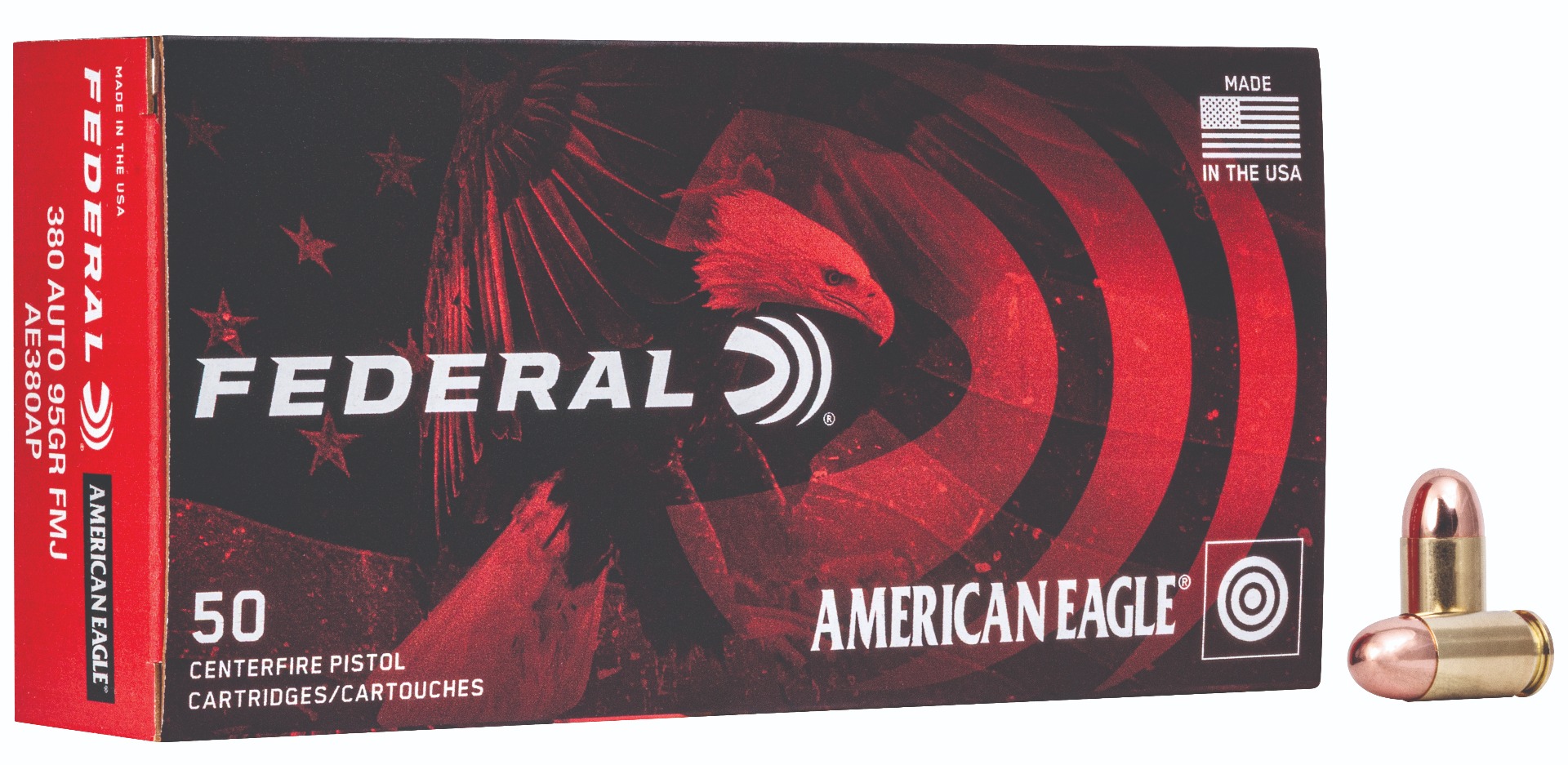 FDR 380 95GR AE FMJ 50RD
