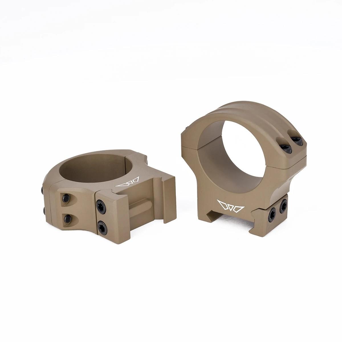 Warne HyperLite 1 inch Medium Dark Earth Scope Rings