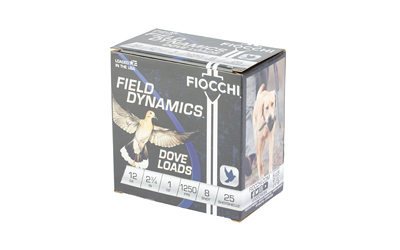 FIOCCHI D&Q 12GA 2.75" #8 25/250 - Image 3